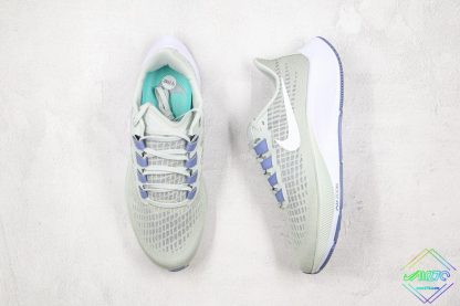 Nike Air Zoom Pegasus 37X Grey-Slight Blue tongue