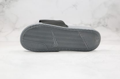 Nike Benassi Fanny Pack Slides Black Grey bottom sole