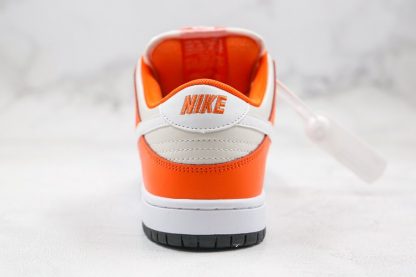 Nike SB Dunk Low Orange Box Safety Orange White-Cream 313170-811 Heel