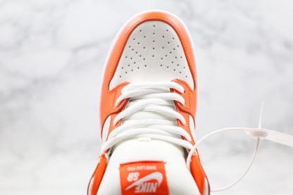 Nike SB Dunk Low Orange Box Safety Orange White-Cream 313170-811 Upper