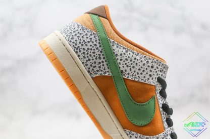 Nike SB Dunk Low Safari mid-panel swoosh