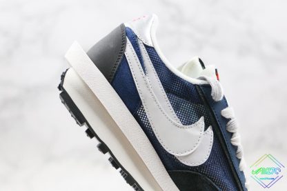 Sacai x Nike LVD Waffle Daybreak Flint Blue double design swoosh