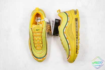 Undefeated x Nike Air Max 97 Yellow tongue