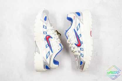 WMNS Nike P-6000 Sail Red Hyper Royal swoosh