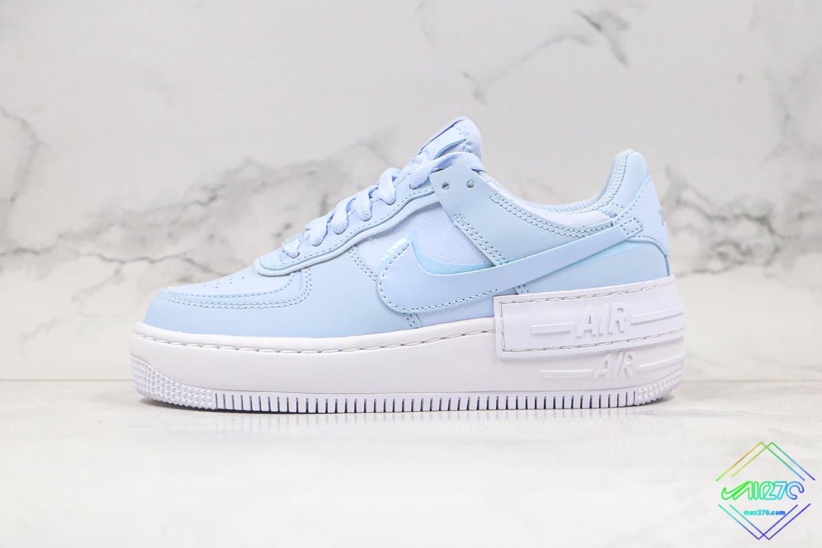 Nike Women's Air Force 1 Shadow Hydrogen Blue/White - CV3020-400