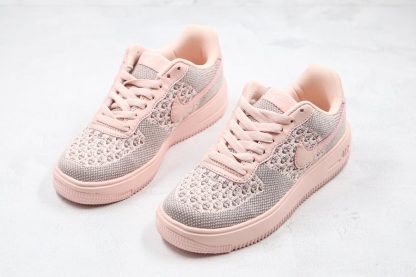 Womens Nike Air Force 1 Flyknit 2.0 Pink Front