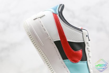 Air Force 1 Shadow Bleached Aqua hindfoot