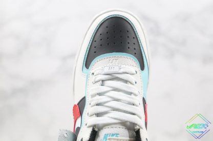 Air Force 1 Shadow Bleached Aqua hindfoot front