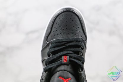 Air Jordan 1 Low Brushstroke Swoosh black