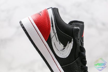 Air Jordan 1 Low Brushstroke Swoosh shoes