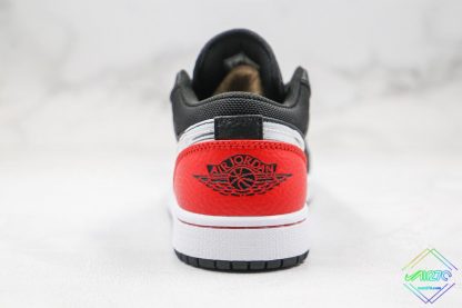 Air Jordan 1 Low Brushstroke Swoosh swing in heel