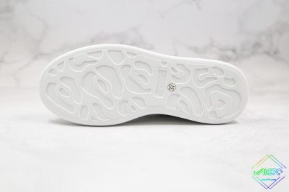 Alexander McQueen White Orange bottom sole