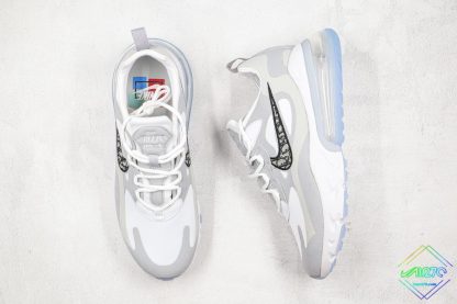 Dior Nike Air Max React 270 Grey tongue