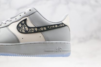 Dior x Nike Air Force 1 07 LV8 Customs Grey Panel