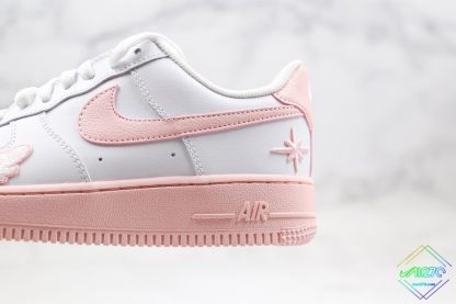 GS Nike Air Force 1 Low White Pink Foam detail
