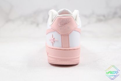 GS Nike Air Force 1 Low White Pink Foam heel