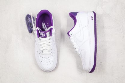 Nike Air Force 1 '07 Voltage Purple tongue