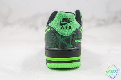 Nike Air Force 1 Low Green Volt heel