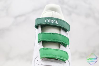 Nike Air Force 1 One White Green Velcro