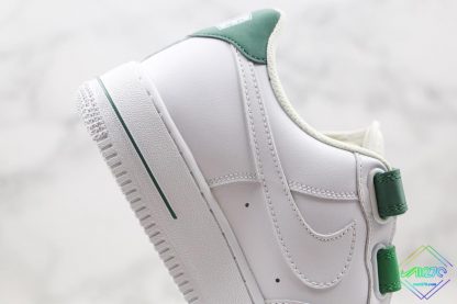 Nike Air Force 1 One White Green oversize swoosh