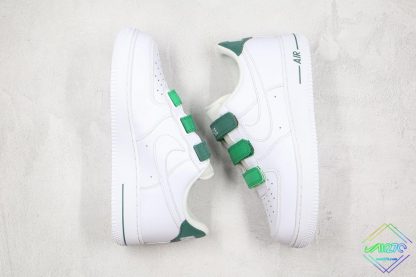 Nike Air Force 1 One White Green panel