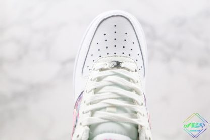 Nike Air Force 1 White Light Arctic Pink upper