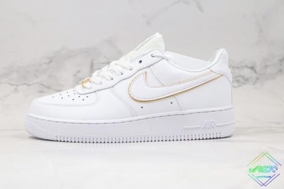 Nike Air force 1 07 Low White Metallic Gold