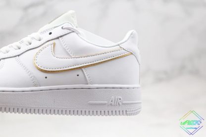 Nike Air force 1 07 Low White Metallic Gold lateral