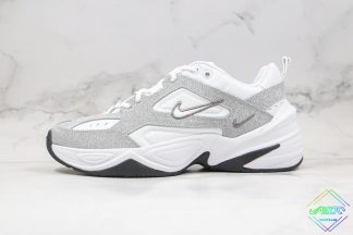 Nike M2K Metallic Silver Glitter