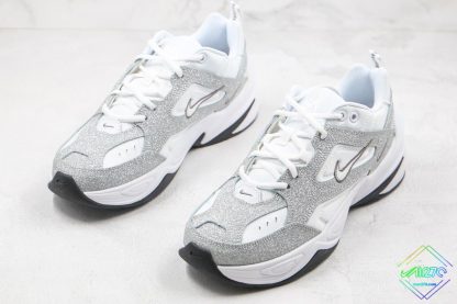 Nike M2K Metallic Silver Glitter sneaker