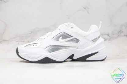 Nike M2K Tekno White Metallic Silver Black