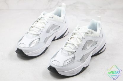 Nike M2K Tekno White Metallic Silver Black for sale