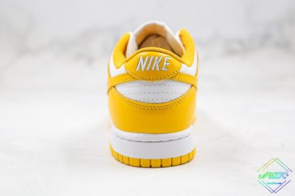 Nike SB Dunk Low SP Syracuse Yellow heel