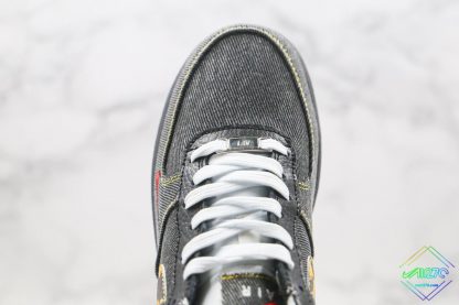 Air Force 1 Low Camo Black Denim Remix Upper