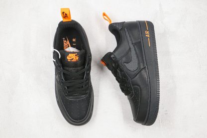 Air Force 1 Low Cut-Out Swoosh Black tongue