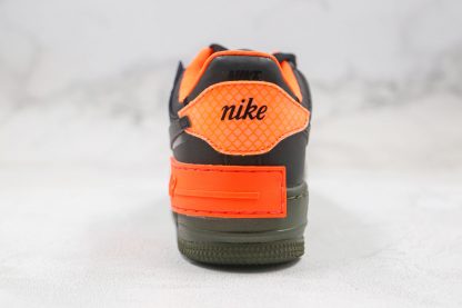 Air Force 1 Shadow Black Hyper Crimson orange