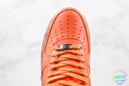 Air Force 1 Skeleton Brilliant Orange upper