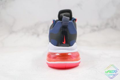 Air Max 270 React SE Midnight Navy Crimson heel