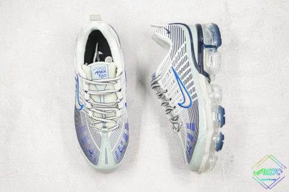 Air VaporMax 360 Spruce Aura Racer Blue tongue