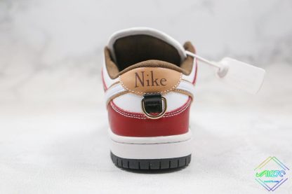 Dior X Nike SB Dunk Low Pro Burgundy heel