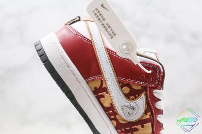 Dior X Nike SB Dunk Low Pro Burgundy swoosh