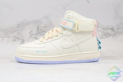 Kids Nike Sportswear Air Force 1 High Beige