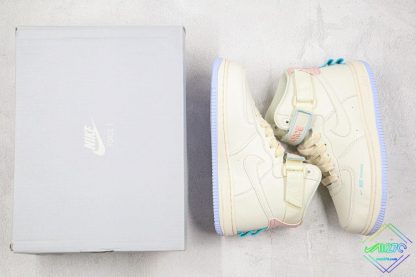 Kids Nike Sportswear Air Force 1 High Beige panel