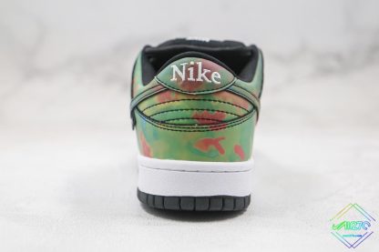 Multicolored Civilist Nike SB Dunk Low heel
