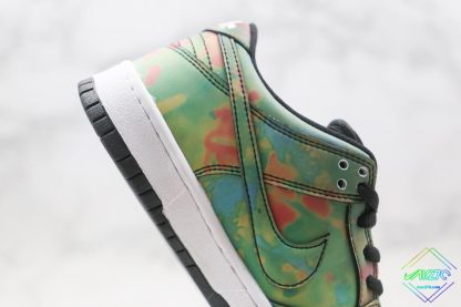 Multicolored Civilist Nike SB Dunk Low hindfoot