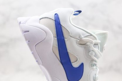 Nike Air Barrage Low Aqua White Blue swoosh