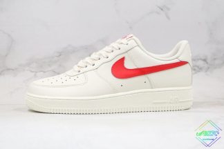 Nike Air Force 1 07 White Sport Red