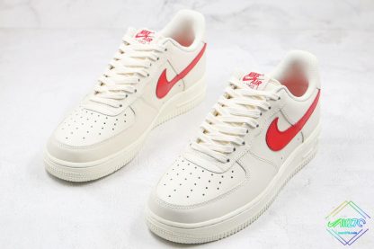 Nike Air Force 1 07 White Sport Red shoes