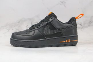 nike air force low cut black