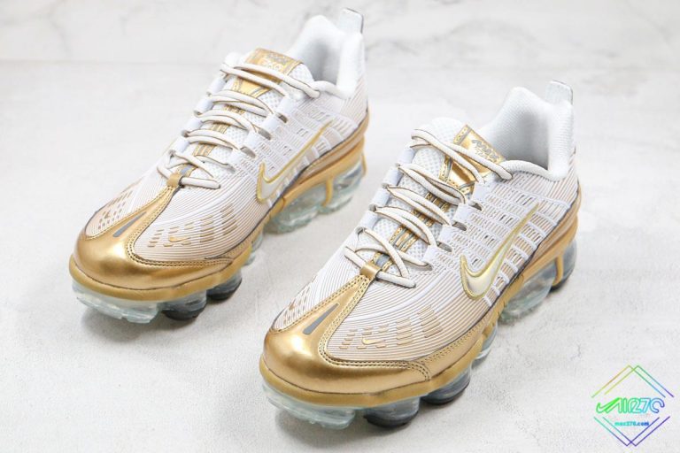 white and gold vapormax 360